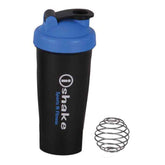 iShake 008 Gym Shaker Bottle | 700ml Protein Shaker with Mixer Ball | Leakproof, BPA-Free, Durable Plastic(Green/Blue) Color May Vary
