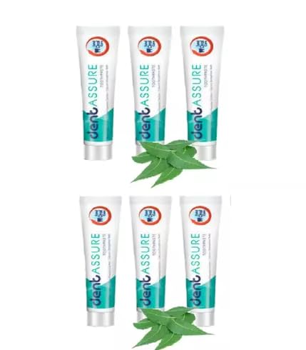 Vestige Dent Assure Neem Toothpaste | 100g Each | Pack of 6 Dual Protection of Neem And Cloves