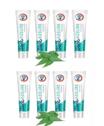 Vestige Dent Assure Neem Toothpaste | 100g Each | Pack of 8 Dual Protection of Neem And Cloves