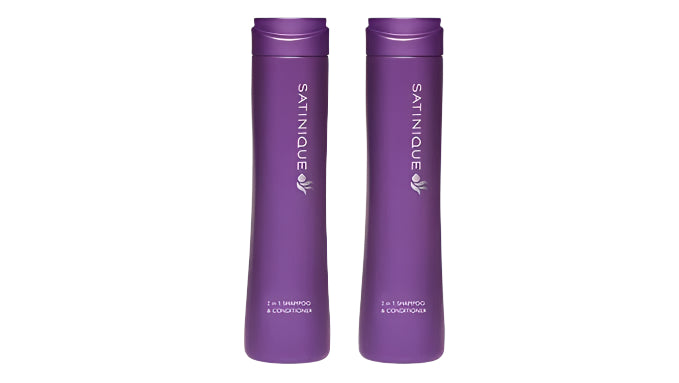 Amway Satinique 2in1 Shampoo & Conditioner 250 ML (Pack of 2)