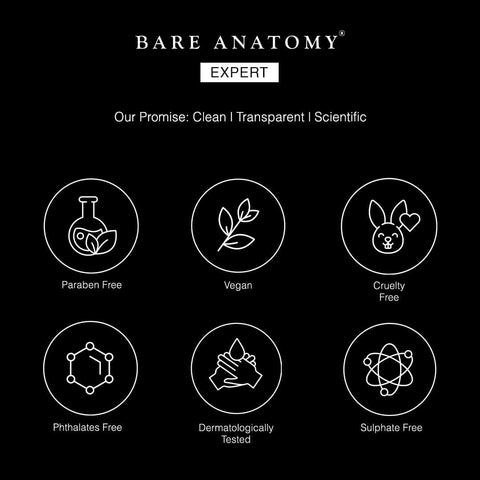 Bare Anatomy Anti Dandruff Shampoo | Salicylic Acid & Biotin | Controls Dandruff, Itching & Flakes | For Men & Women | 250mL