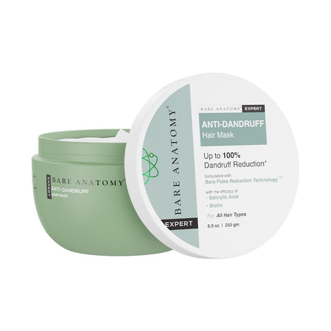 Bare Anatomy Expert Anti-Dandruff Hair Mask | Targets Oily Scalp & Reduces Dry Flakes | 250g