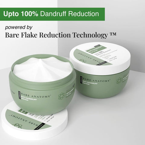 Bare Anatomy Expert Anti-Dandruff Hair Mask | Targets Oily Scalp & Reduces Dry Flakes | 250g