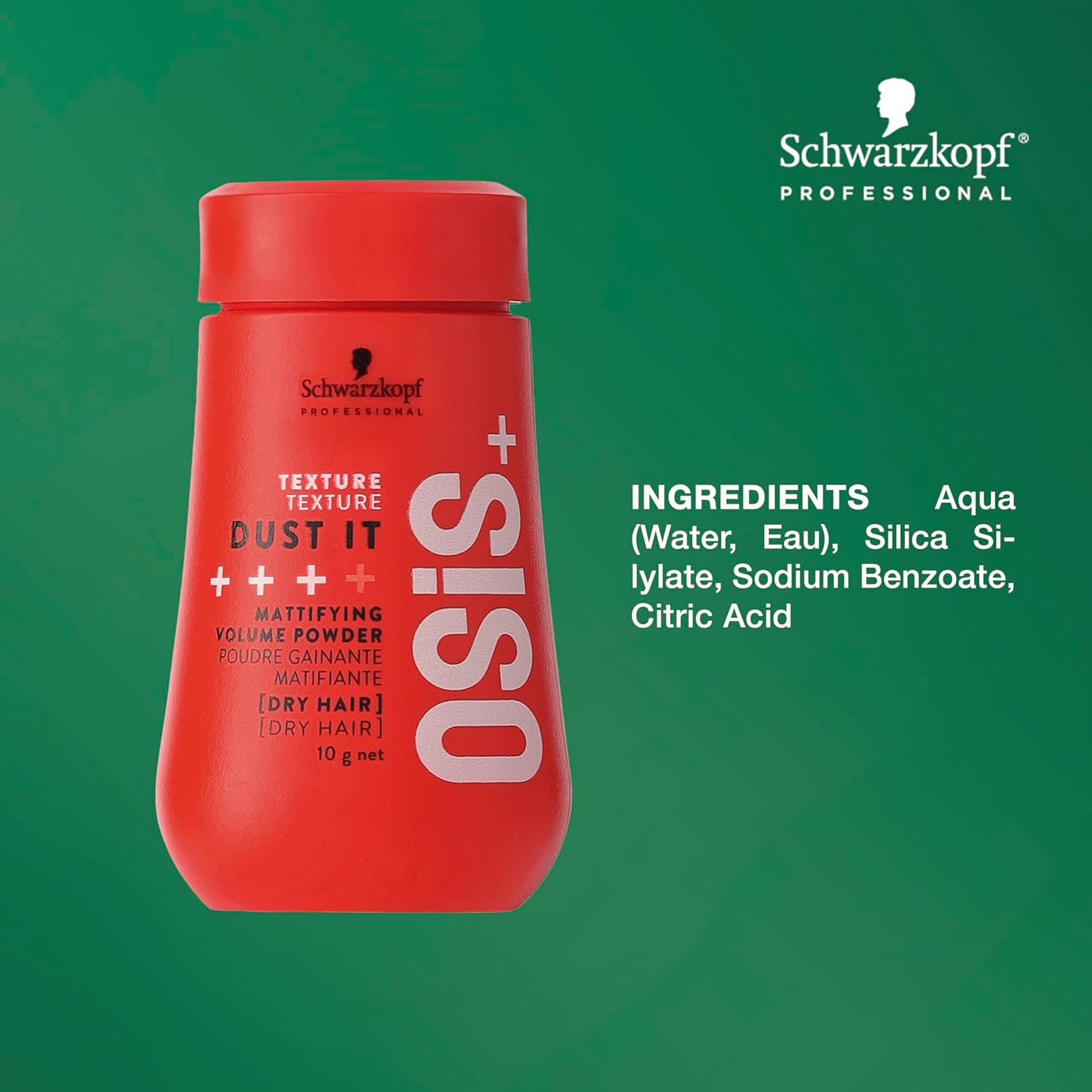 Schwarzkopf Professional OSiS+ Dust It Mattifying Powder | Volumizing & Texturizing Hair Powder | 10g