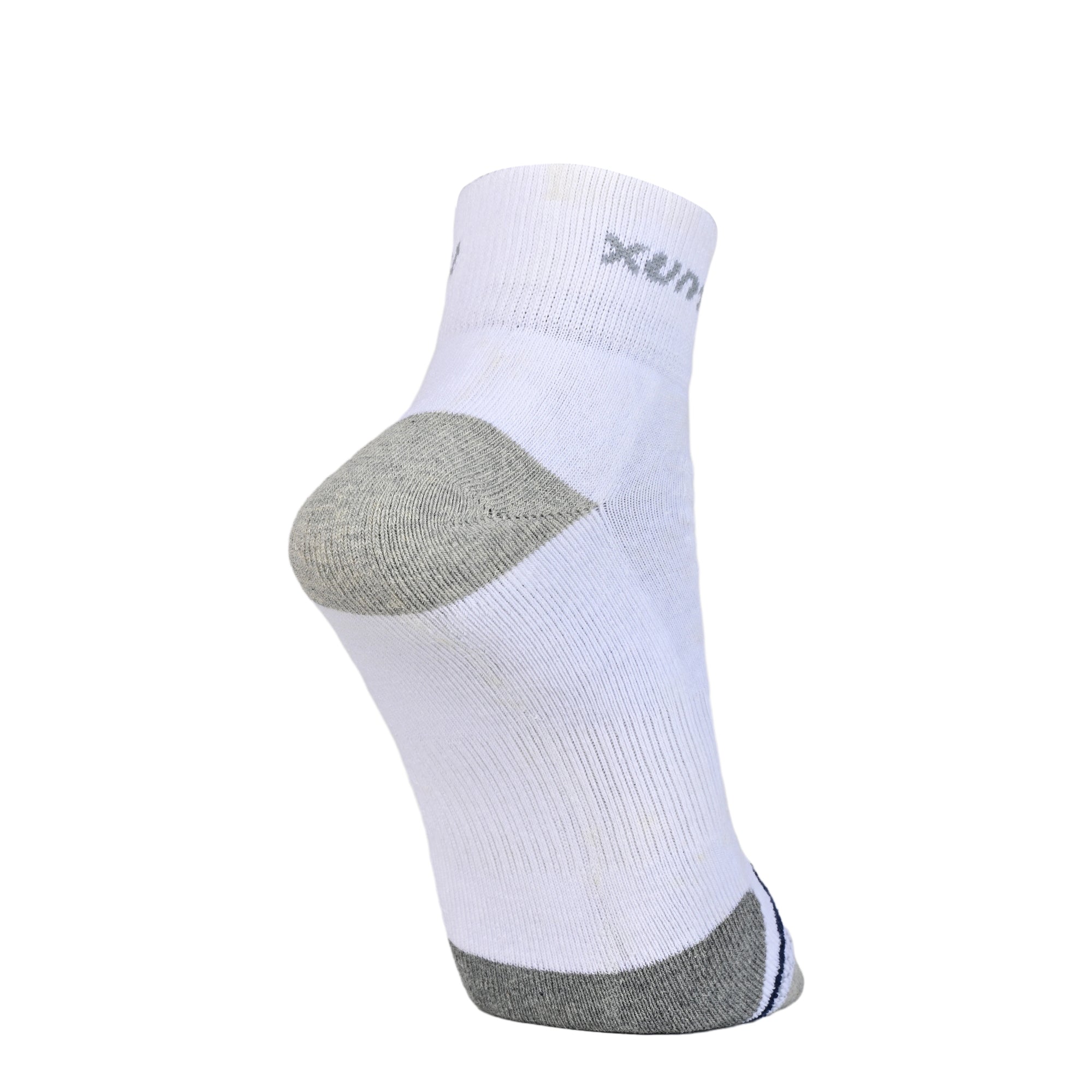 Mens & Boys Cotton Sports Ankle Length Socks - Half Terry Cushioned & Breathable Mesh