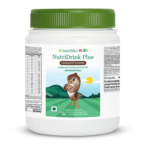 Amway Nutrilite Kids NutriDrink Plus – Chocolate Flavor-400gm