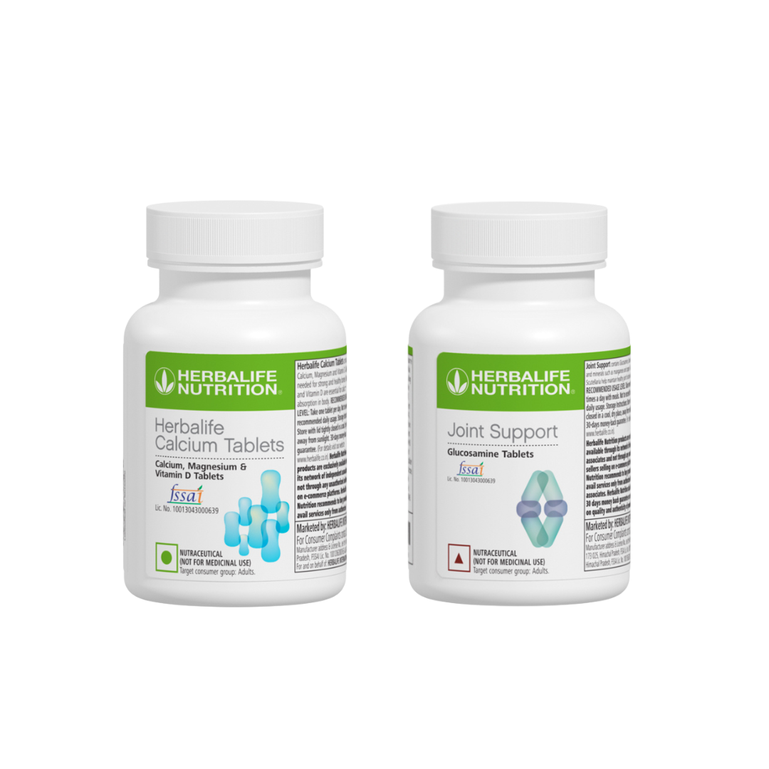 Herbalife Joint Support & Calcium Combo | Advanced Bone & Joint Health Supplement