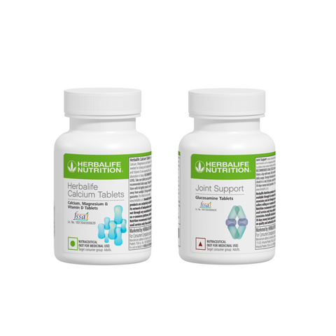 Herbalife Joint Support & Calcium Combo | Advanced Bone & Joint Health Supplement