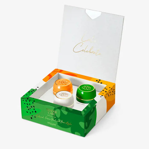 Oriflame Tender Care Collection Natural, Passion Fruit and Green Apple (Pack of-3 , 10.5 ml each)